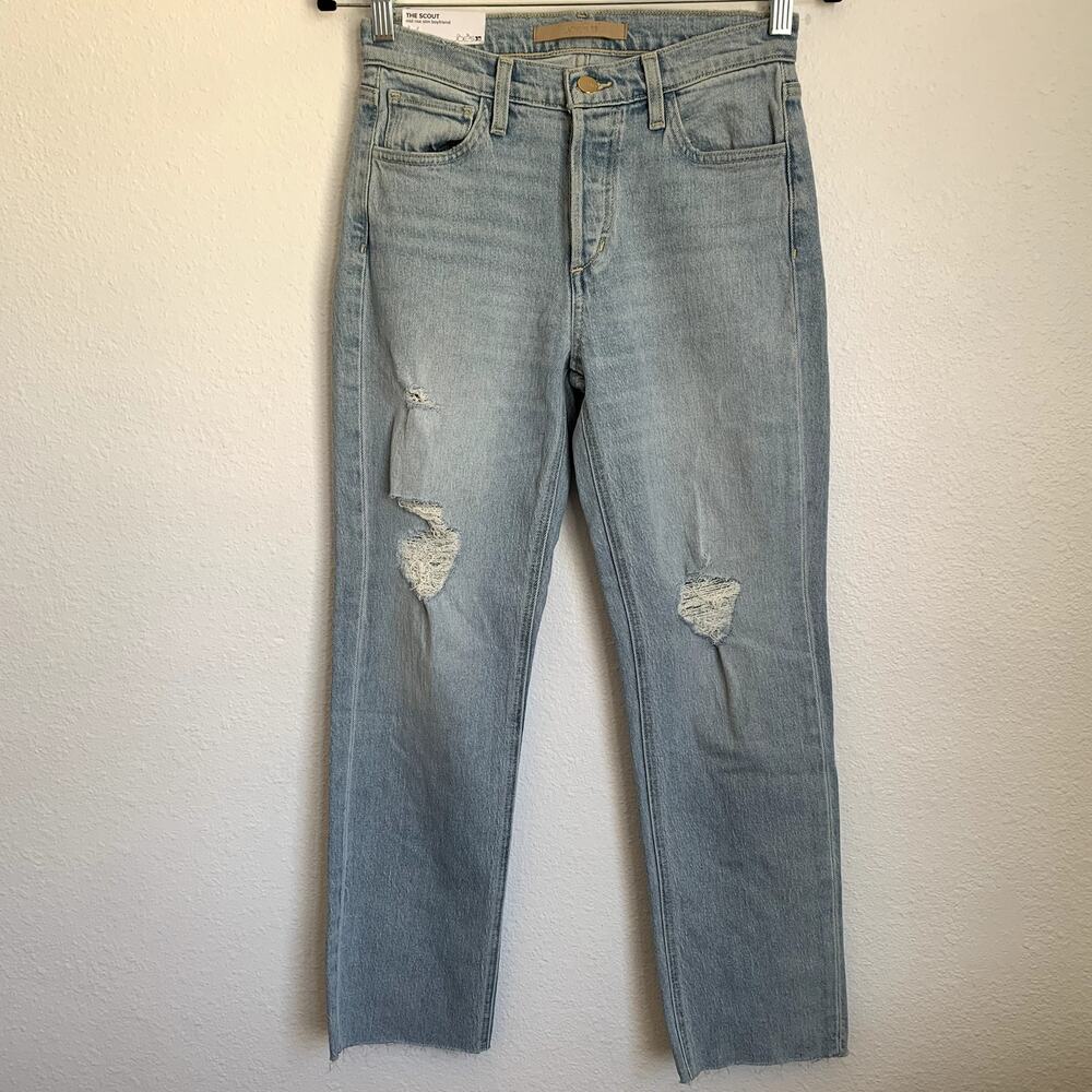 NWT Joe's Jeans The Scout Mid Rise Slim Boyfriend Jeans Light Wash‎